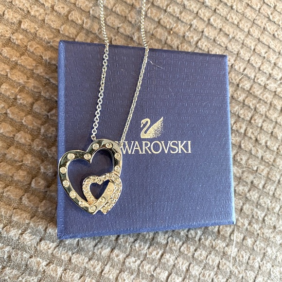 Swarovski double heart necklace - Picture 3 of 3